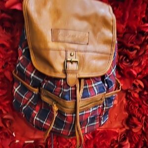American Eagle Outfitters | Bags | American Eagle Leather Backpack Tan Made  In Italy | Poshmark